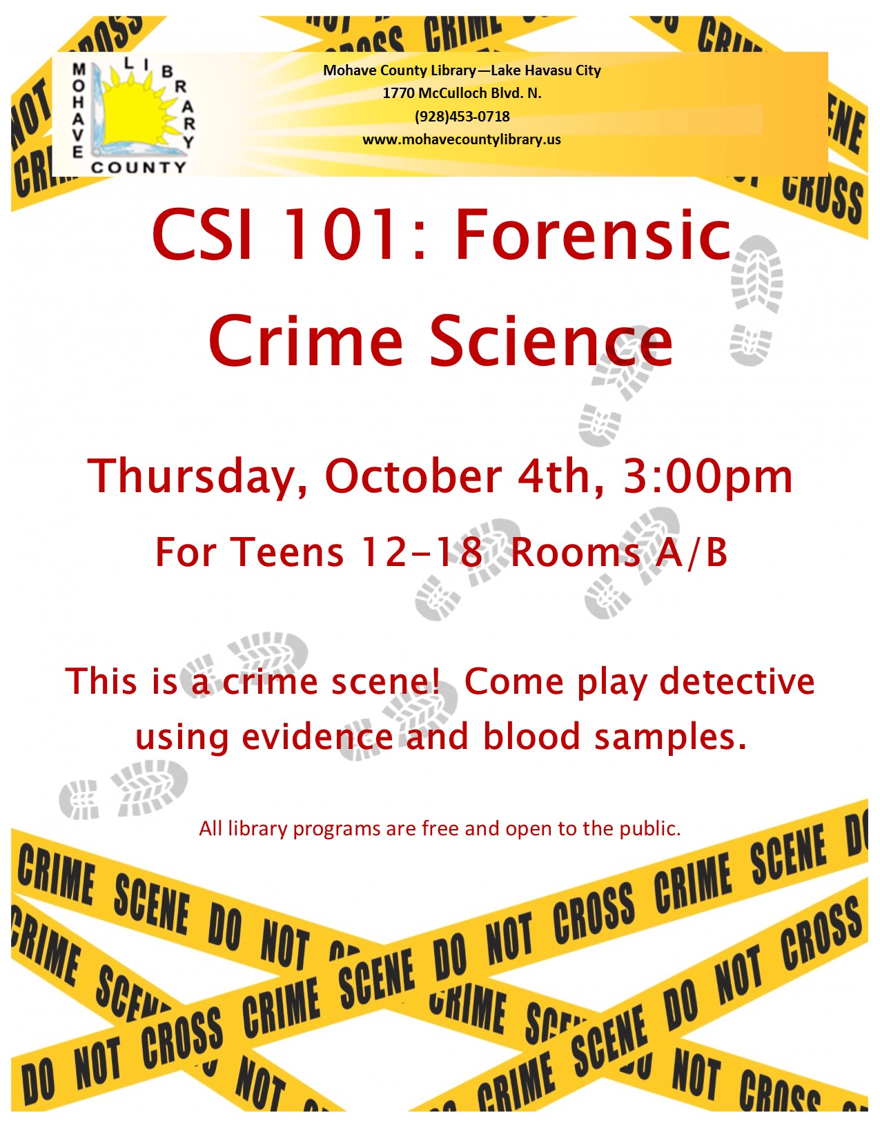 CSI 101: Forensic Crime Scene